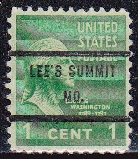 Precancel - Lee's Summit, MO PSS 804-71 - Bureau Issue