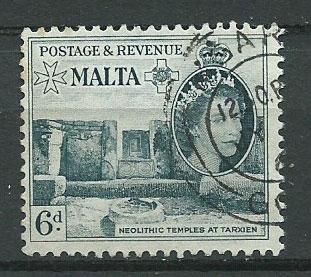 Malta SG 274 FU  with part Gozo Cancel