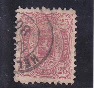 Finland  Scott#  22  Used