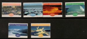 ROSS DEPENDENCY SG54/59 1987 ICE FORMATIONS MNH