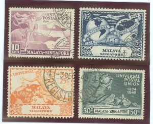 Singapore #23-26 Used Single (Complete Set)