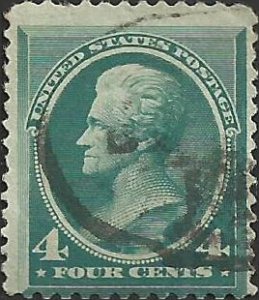 # 211 Blue Green Used Andrew Jackson