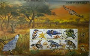 Nevis 1999 - Birds of the World  - Sheet of Six   - MNH