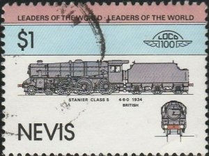 Nevis,  #211a Used From 1983-86