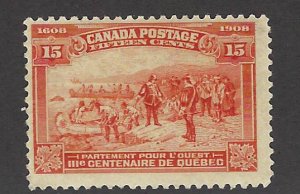 Canada SC#102 MNH Fine small crease SCV$500.00....Beautiful & Collectible!