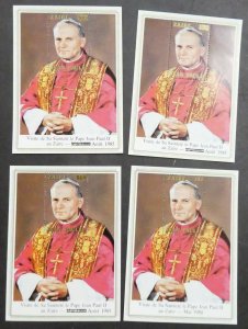 EDW1949SELL : ZAIRE 1980-85 Sc #969(13 S/S), 1194(3 ovpt S/S) Pope MNH Cat $263.