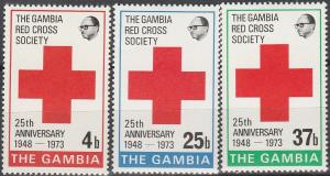 Gambia #298-300  MNH F-VF (V204)