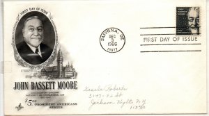 United States Scott 1295 $5 Moore stamp FDC