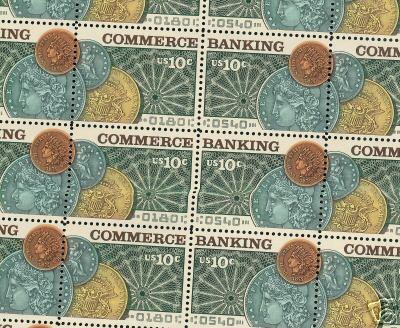1577 / 1578 Banking Commerce  Mint Sheet