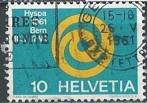 Switzerland 403 (used) 10c HYSPA 1961