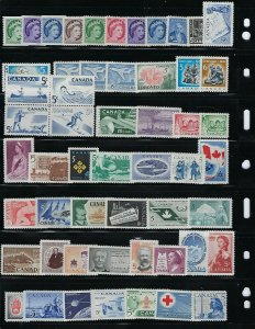 CANADA POSTAGE 1934-1997 SCOTT #210-1630- 1,200+ STAMPS 95% NH- $250 CANADIAN 