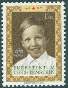 LIECHTENSTEIN Scott 465 MNH** 1970 Red Cross stamp