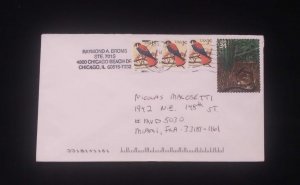 C) 2002. UNITED STATES. INTERNAL MAIL. MULTIPLE BIRDS AND NATURE STAMPS. XF