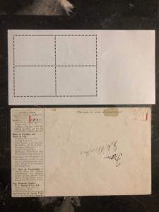 1911 England First Flight Aerial Post Coronation Postcard Cover FFC w/Comm Stamp