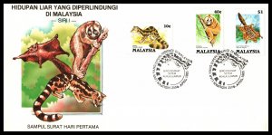 Malaysia 296-298 Animals U/A FDC