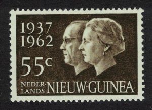 Neth. New Guinea Queen Juliana and Prince Bernhard 1962 MNH SG#81