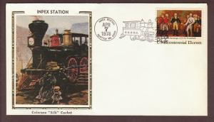 Inpex Station Train 1978 Colorano cover BIN 13049