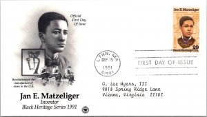 FDC 1991 SC #2567 Postal Soc Commemorative - Lynn, MA - Single - J2704