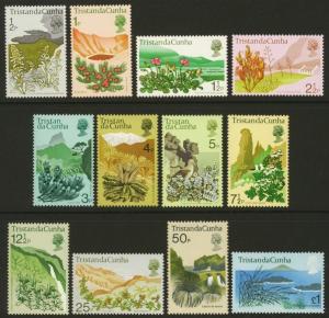 Tristan da Cunha Sc# 162-73 MNH Native Flora Definitives