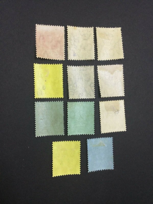 MOMEN: GOLD COAST SG #59-68,59a 1907-13 MINT OG LH/2NH(2.5d,2sh) £230 LOT #64385