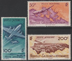 EDSROOM-16712 New Caledonia C21-23 LH 1948 Complete Airmail CV$33