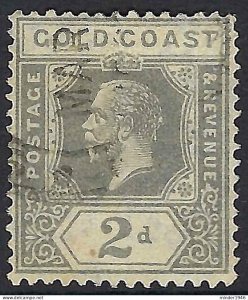 GOLD COAST 1921 KGV 2d Grey SG89 Used