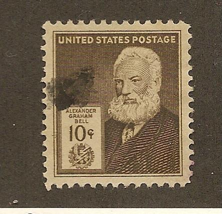 893 Used, XF-S, 10c.   Jumbo,  Alexander Graham Bell