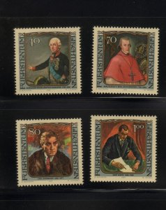 Liechtenstein 775-8 Mint NH