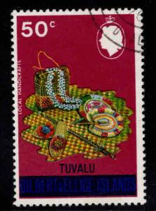 TUVALU Scott 314a overprinted GE stamp, wmk 314 Used