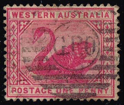 Australia-Western Aust. #62 Swan; Used (2.00)