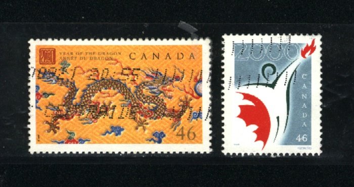 Canada #1835-36   -1   used VF 2000 PD