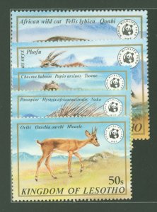 Lesotho #351-355 Unused Single (Complete Set)