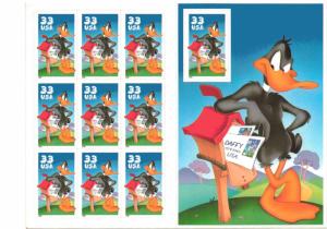 US 3306 - 33¢ Daffy Duck Unused