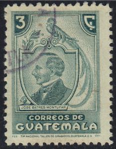 Guatemala - 1947 - Scott #319 - used - Montufar