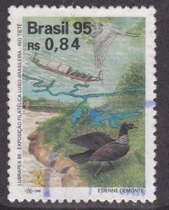 Brazil # 2555, Birds & River Boat, Used