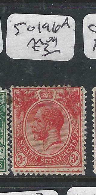 MALAYA  STRAITS SETTLEMENTS  (PP0906B)  KGV  3C  SG 196A     MOG