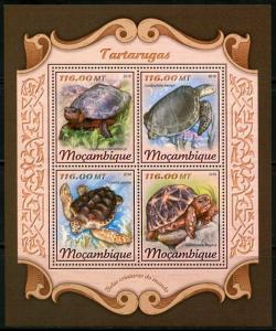 MOZAMBIQUE 2018 TURTLES SHEET MINT NEVER HINGED