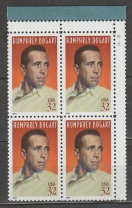 3152, (Legends of Hollywood) PB-4U/R, Humphrey Bogart MNH .32 cent