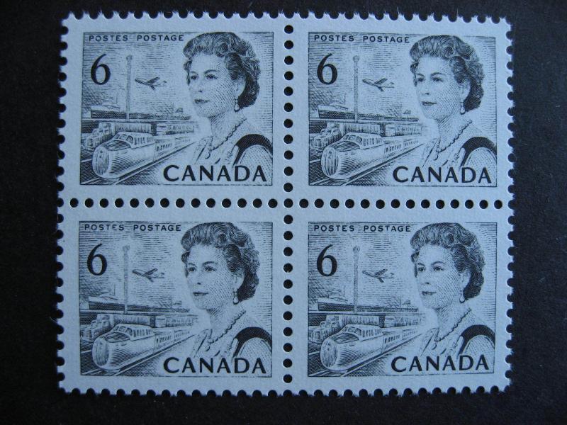 CANADA Unitrade 460ii MNH hibrite block of 4, check it out! 