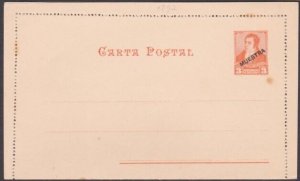 ARGENTINA Early 3c lettercard optd MUESTRA - Specimen......................a2513