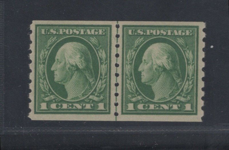 #412 Line Pair Graded VF 80 Mint OGph XXXXLH PSE Cert.   (JH 12/16) GP 