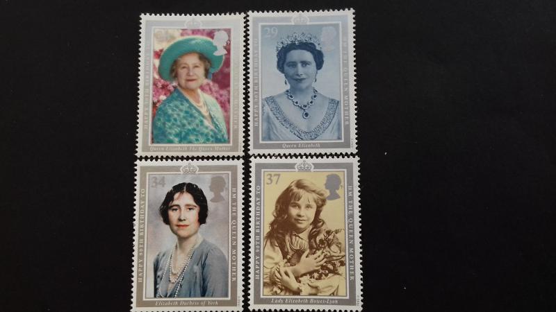 Great Britain 1990 The 90th Anniversary of the Birth of the Queen Mother Mint