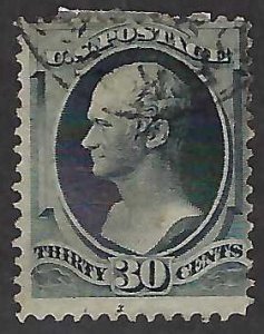 US Scott #165 used Fine Hinged