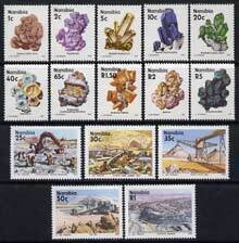 NAMIBIA - 1991 - Minerals, Definitive Series - Perf 15v Set - Mint Light Hinged