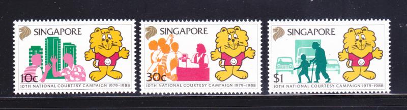 Singapore 532-534 Set MNH Singa The Lion