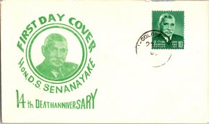 Ceylon, Worldwide First Day Cover