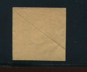 Scott U6 Washington RARE Unused Full Corner Cut Square with Cert (Stock U6-A1)