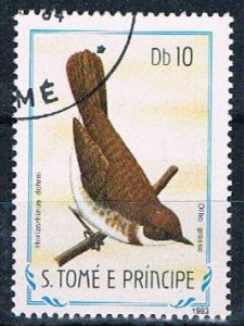 St Thomas & Prince 735 Used Bird ul 1983 (S1210)+