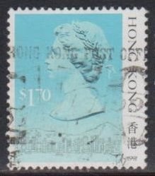 Hong Kong 1991 QEII Definitive $1.7 Single Stamp Year Inscribed Fine Used