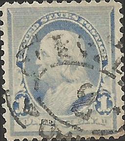 # 219 DULL BLUE USED BEN FRANKLIN SCV-0.75